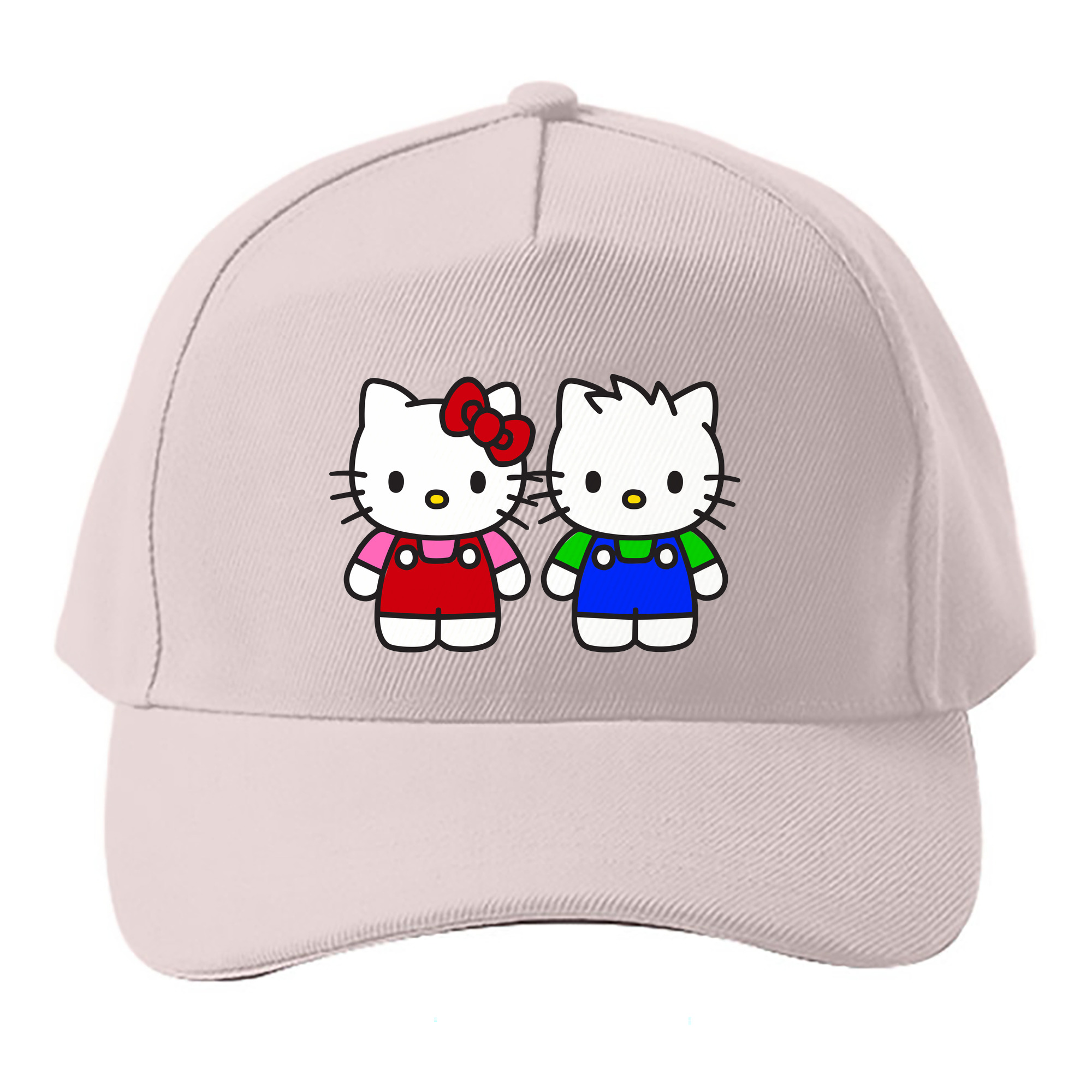 （画像用） Hello Kitty ハローキティ ベースボールキャップ 綿100％ 男女兼用 帽子 スポーツ